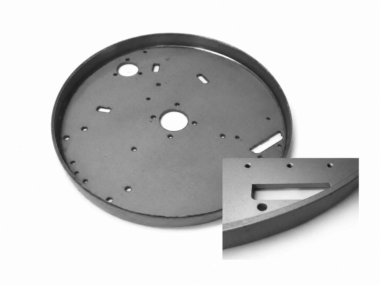 Mild Steel Machinery Parts Resim 10