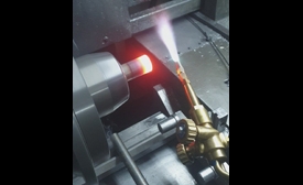 Thermal Spinning of Stainless Steel and Aluminium Alloys. Mild steel  pipe hot spinning
