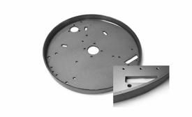 Mild Steel Machinery Parts 5 mm Mild Steel Machinery Part – Ø400 × 20 mm