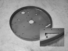 Mild  steel machinery parts 4mm  mild steel - Ø400 x 20 mm  Machinery  part