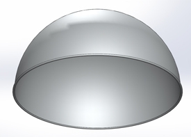 Commercial Lighting HALF SPHERE ARMATÜR 2.0 mm Alm.